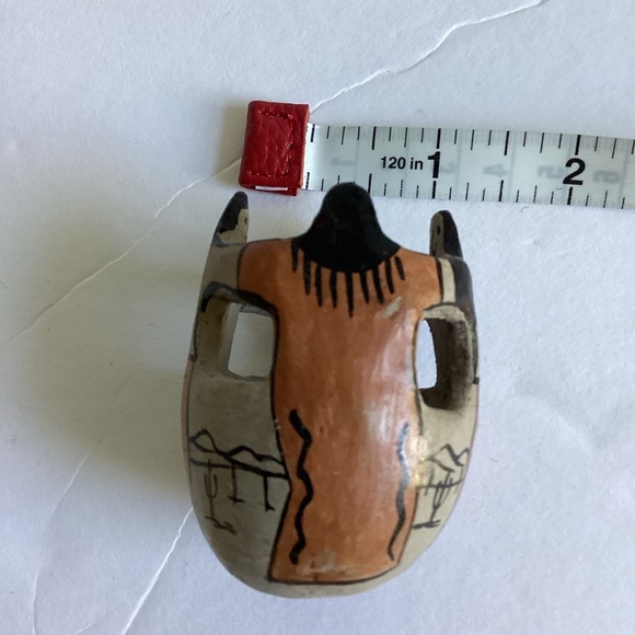 Tohono O’odham Native American Friendship Bowl Vase Angea Pottery Southwest - Picture 11 of 14